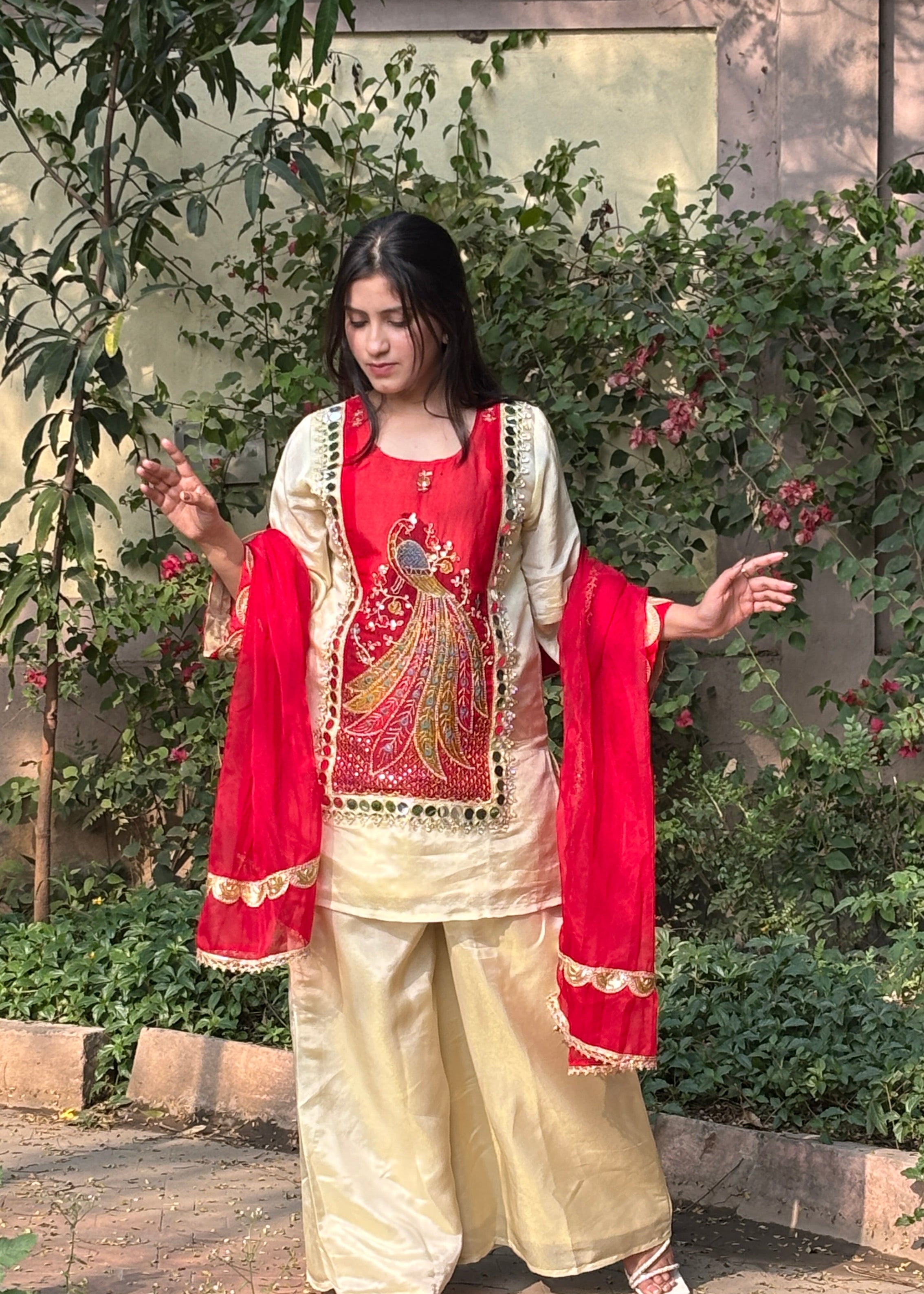 The Royal Peacock Sharara