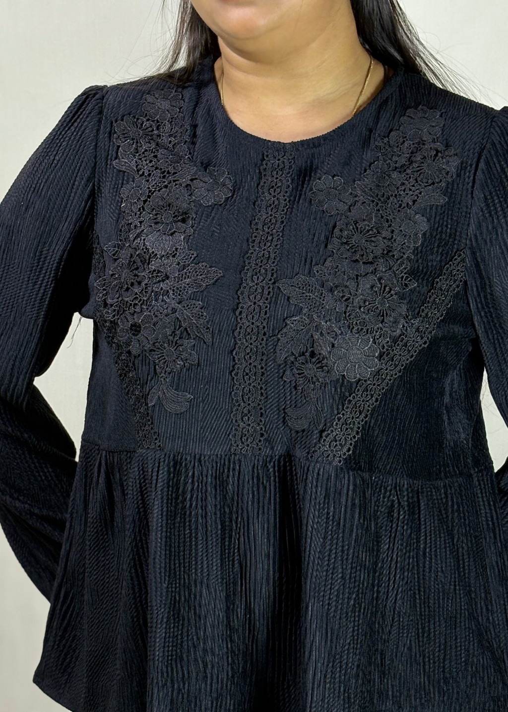 Floral Shadow Top