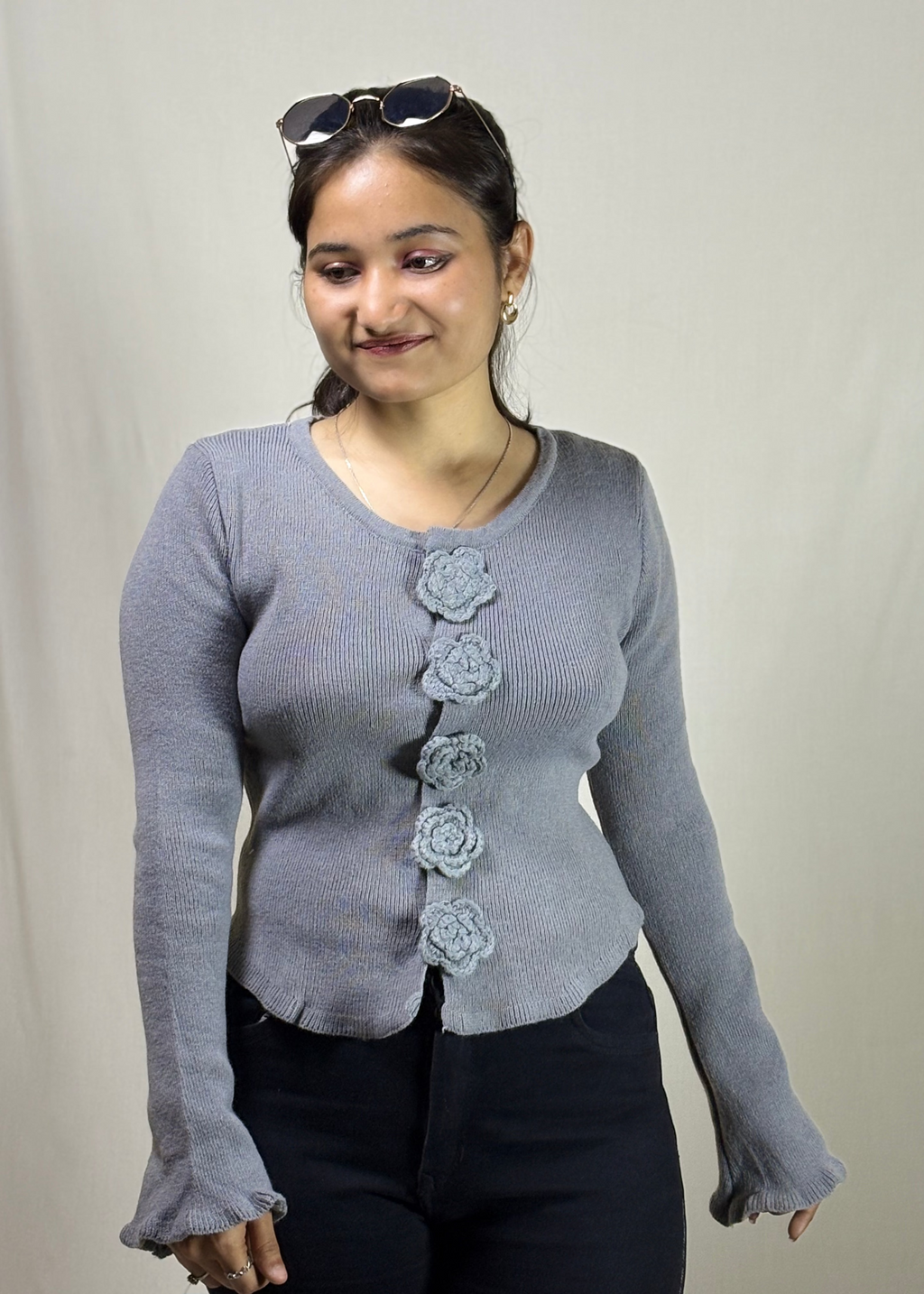 Velvet-Soft Phool Top