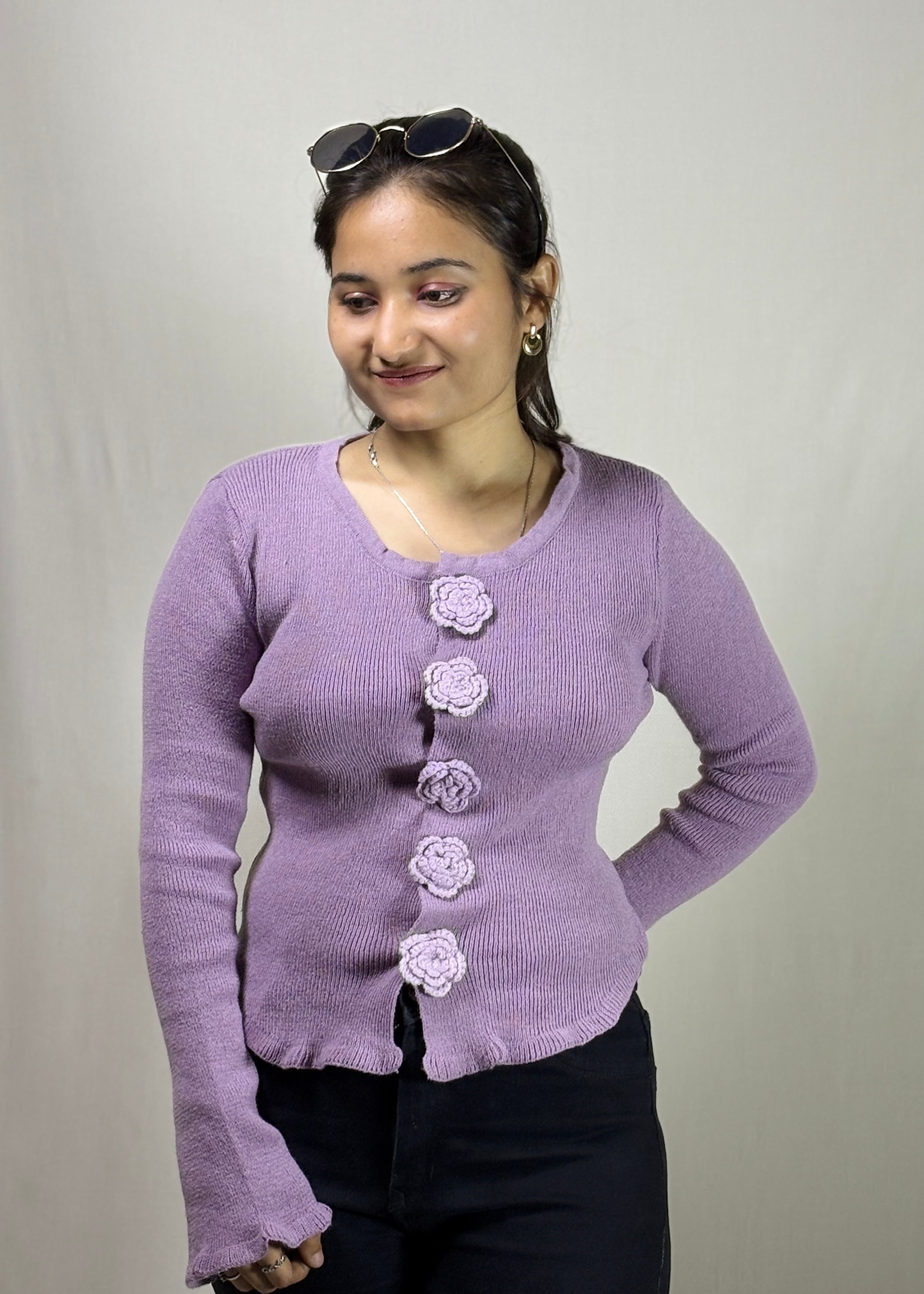Velvet-Soft Phool Top