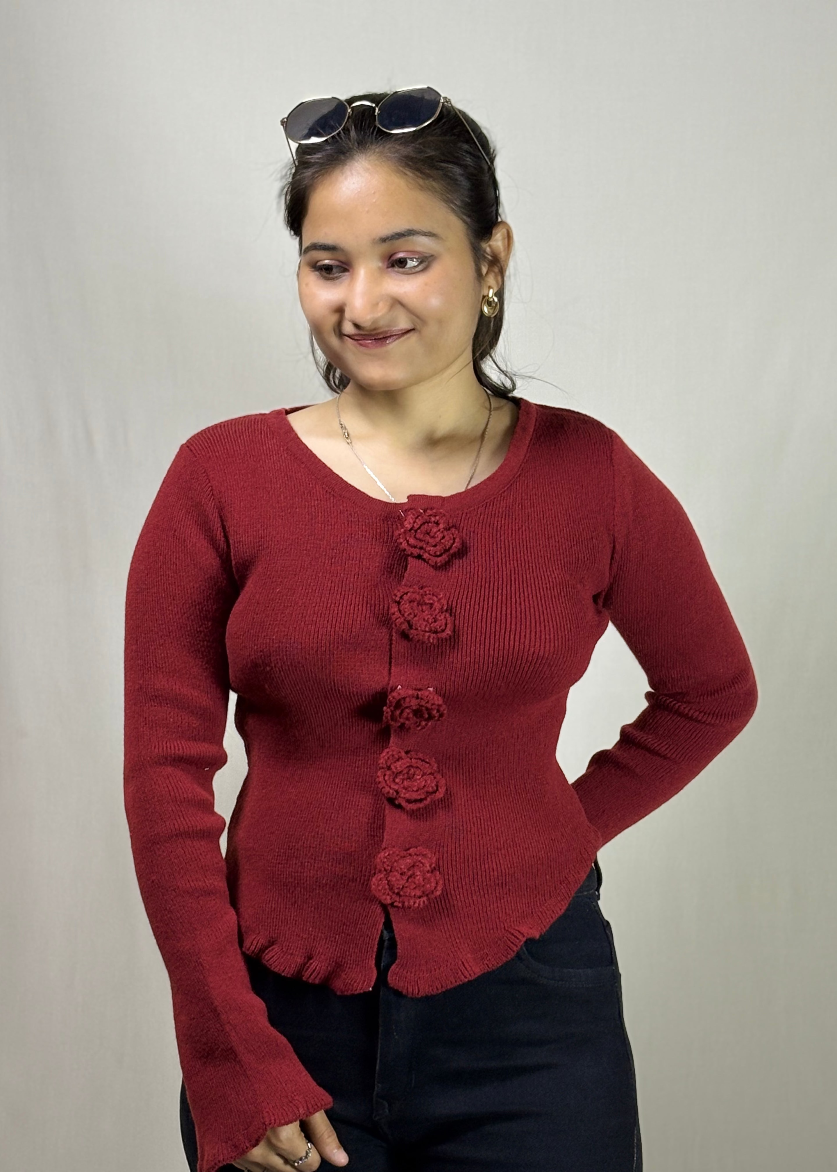 Velvet-Soft Phool Top