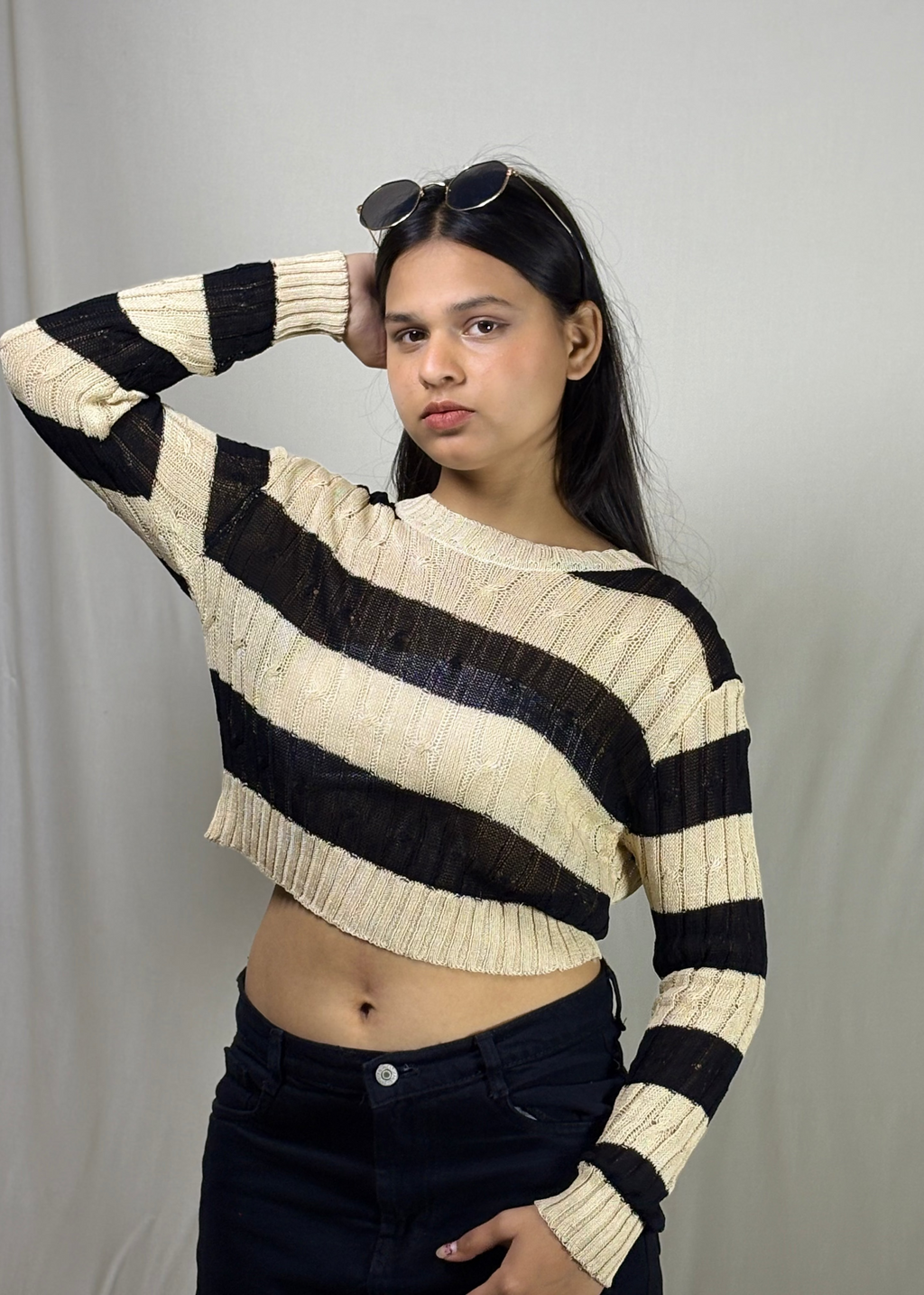 Midnight Mocha Stripe