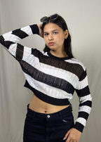 Midnight Mocha Stripe