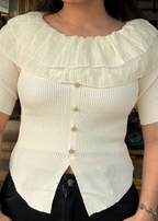 Lal-Pari Ruffle Top