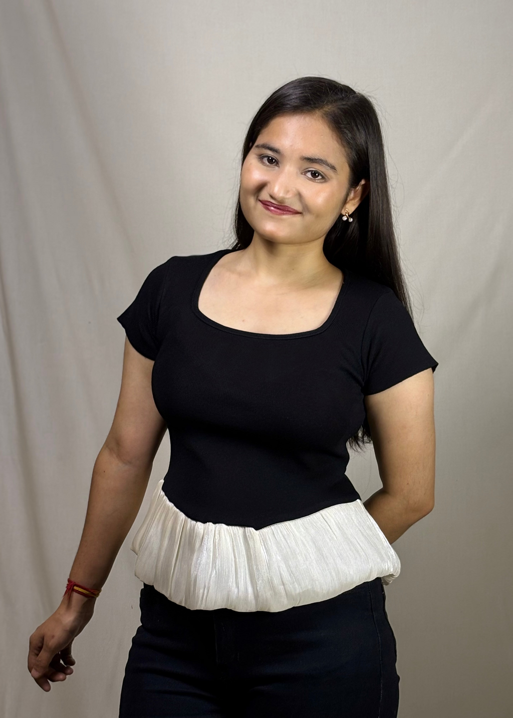 Soni-Square Peplum