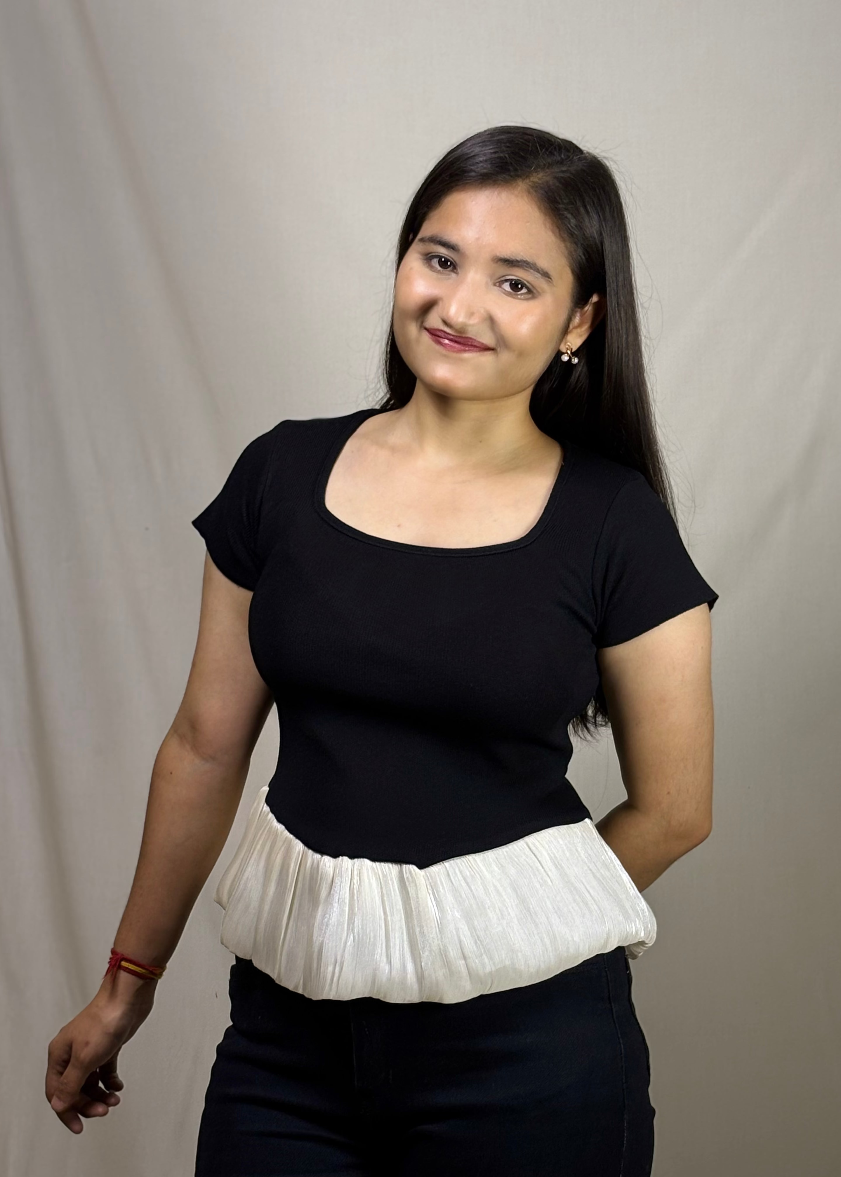 Soni-Square Peplum