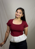 Soni-Square Peplum