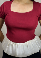 Soni-Square Peplum
