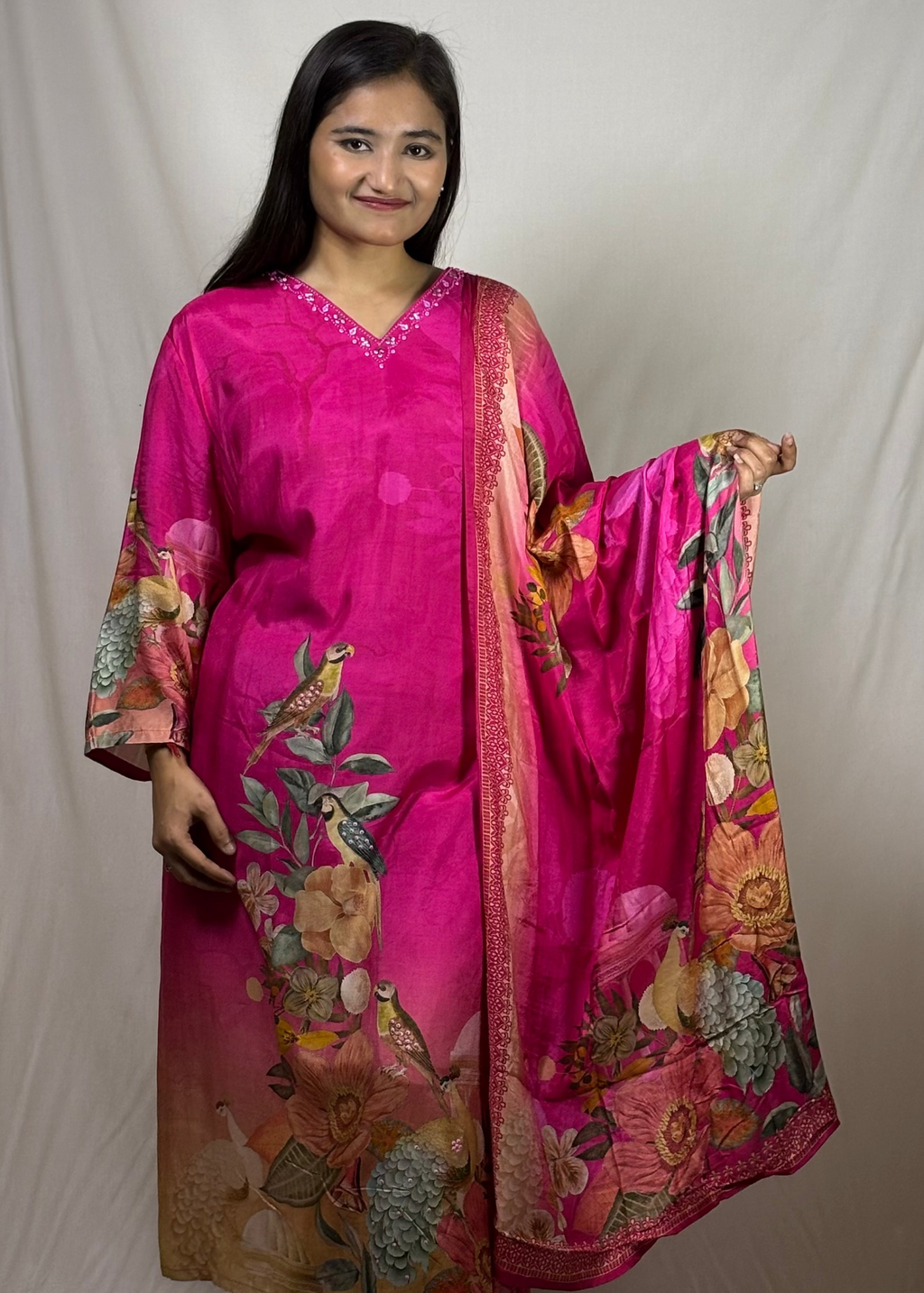 Chidiya-Glow Magenta