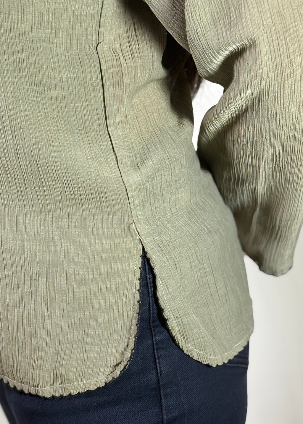 Soni-Sage Tie Top