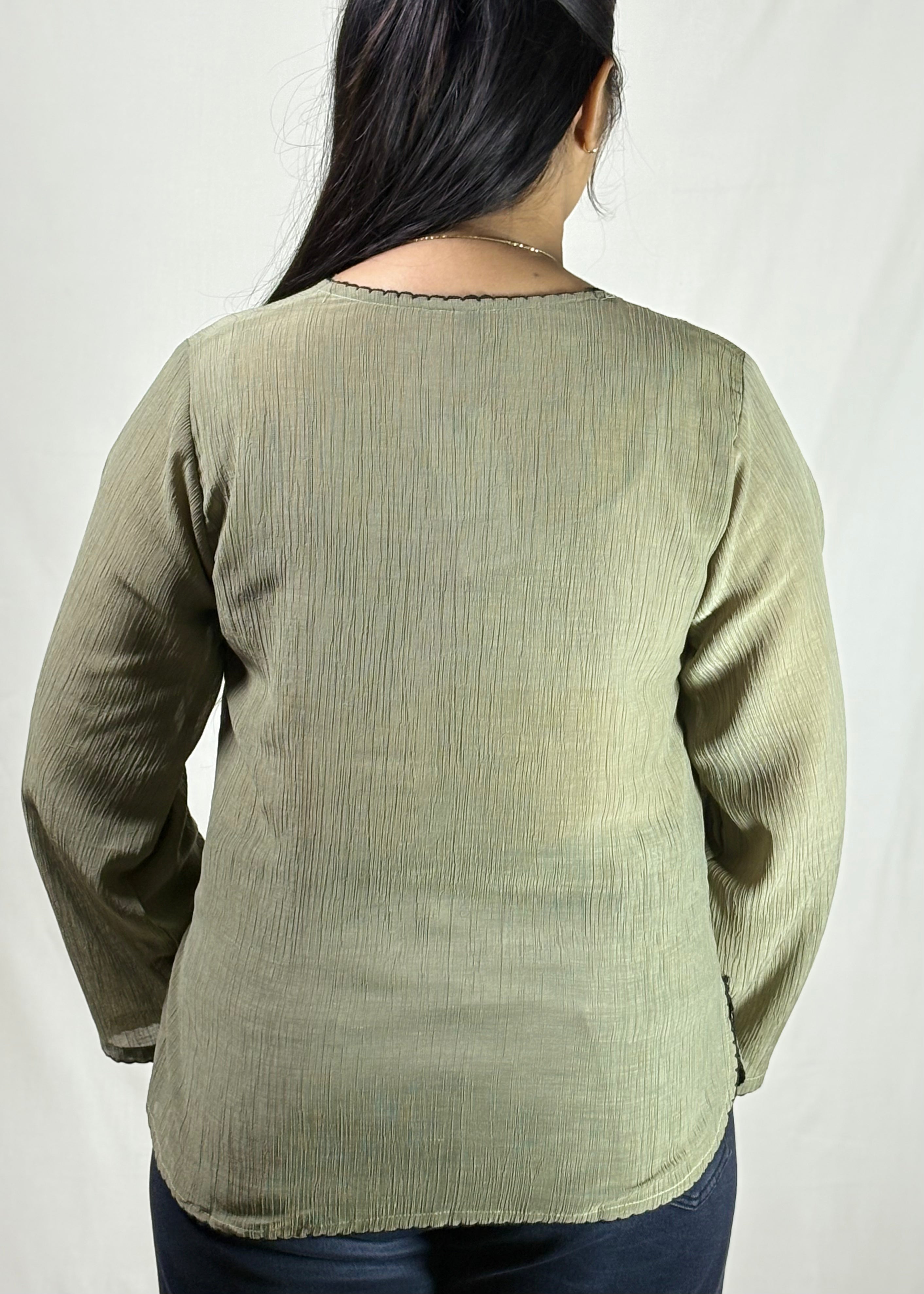 Soni-Sage Tie Top