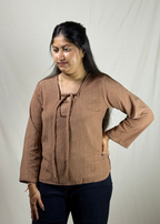 Soni-Sage Tie Top